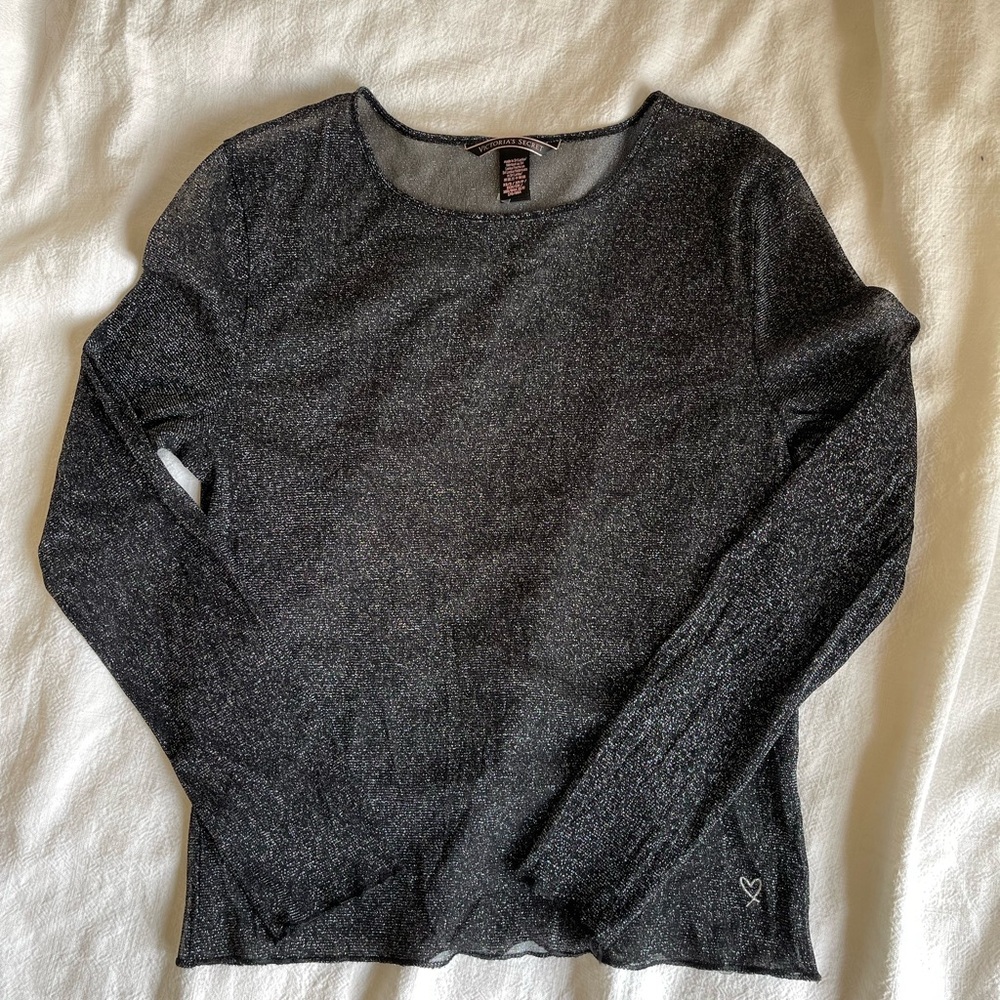 Victoria’s Secret Shimmer Long Sleeve Top